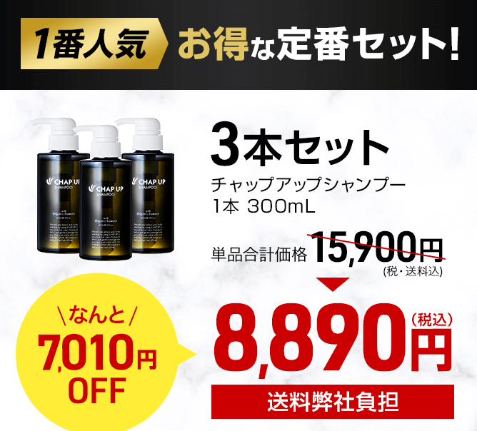公式サイトでチャップアップシャンプーを安く買う方法